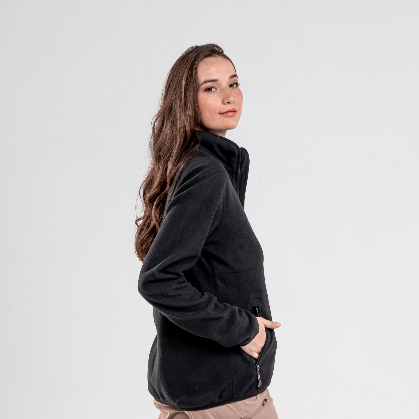 Polar Mujer Crissa Negro