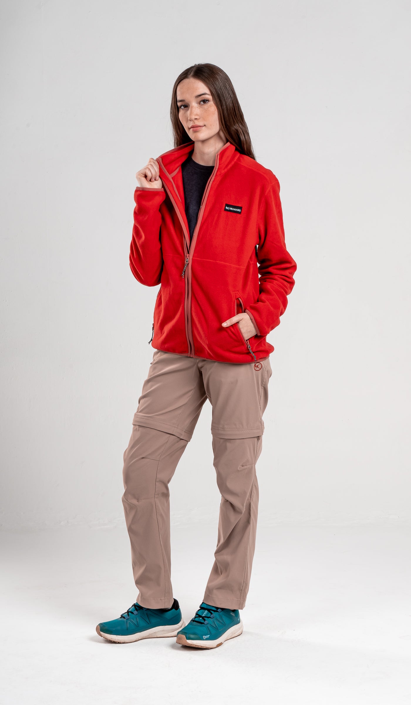 Polar Mujer Crissa Rojo