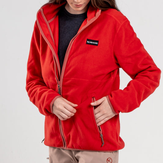 Polar Mujer Crissa Rojo