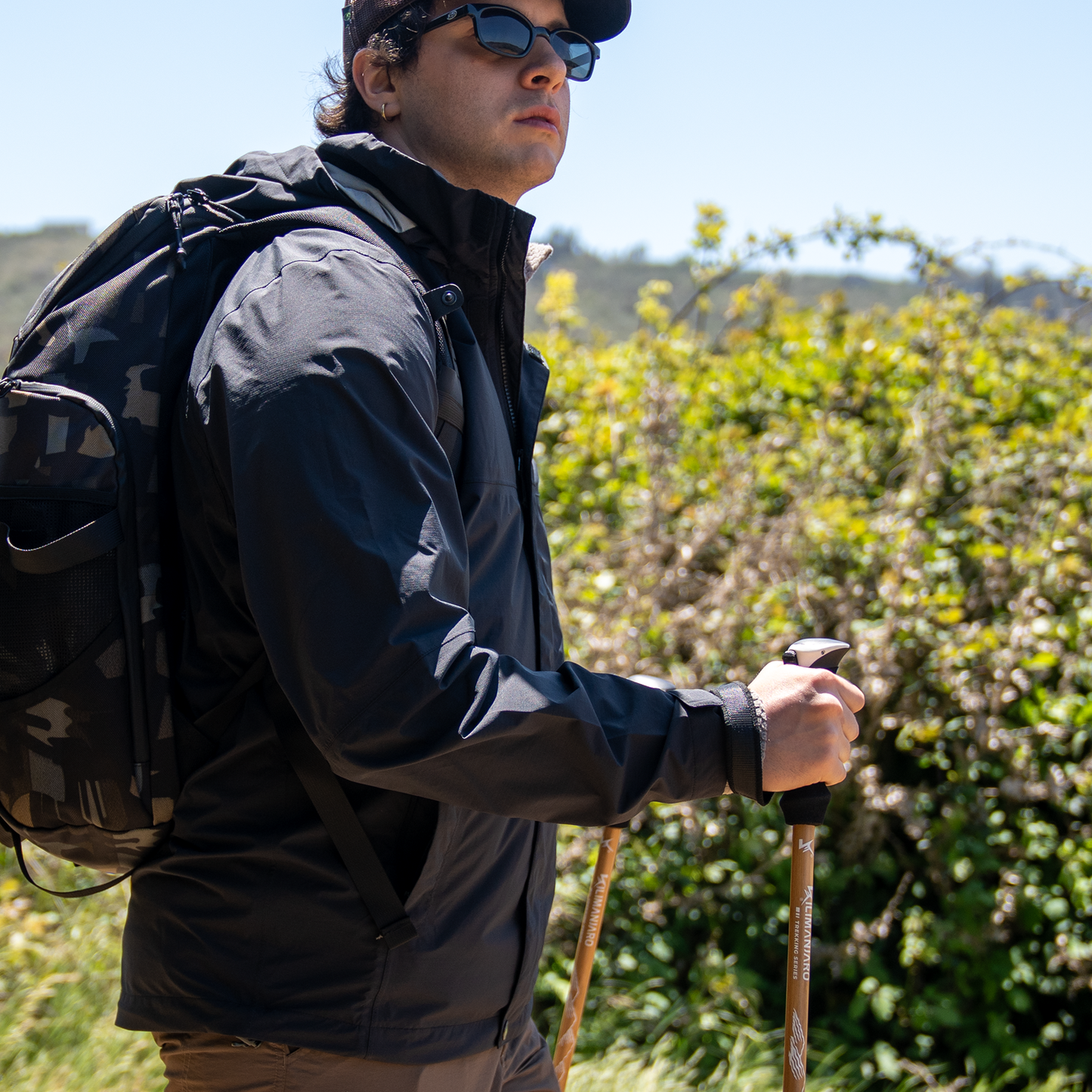 Cortaviento Hombre Rainier Negro