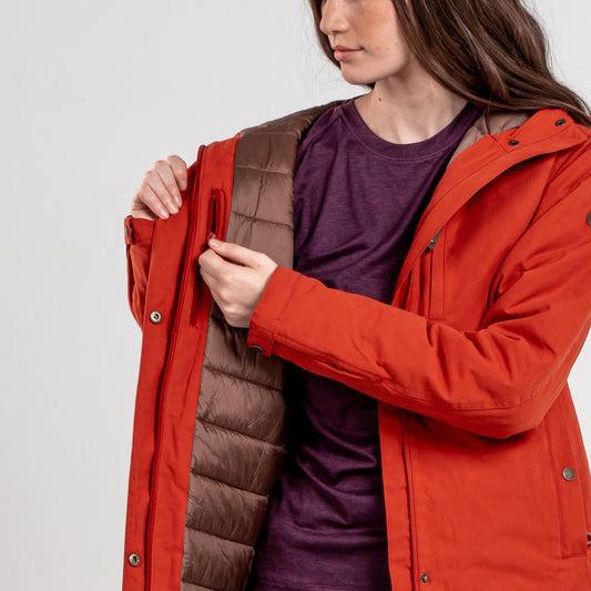 Parka Mujer Savani Naranjo