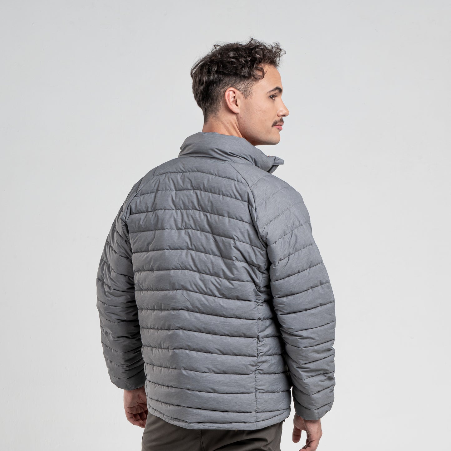 Parka Hombre Sherpa Gris