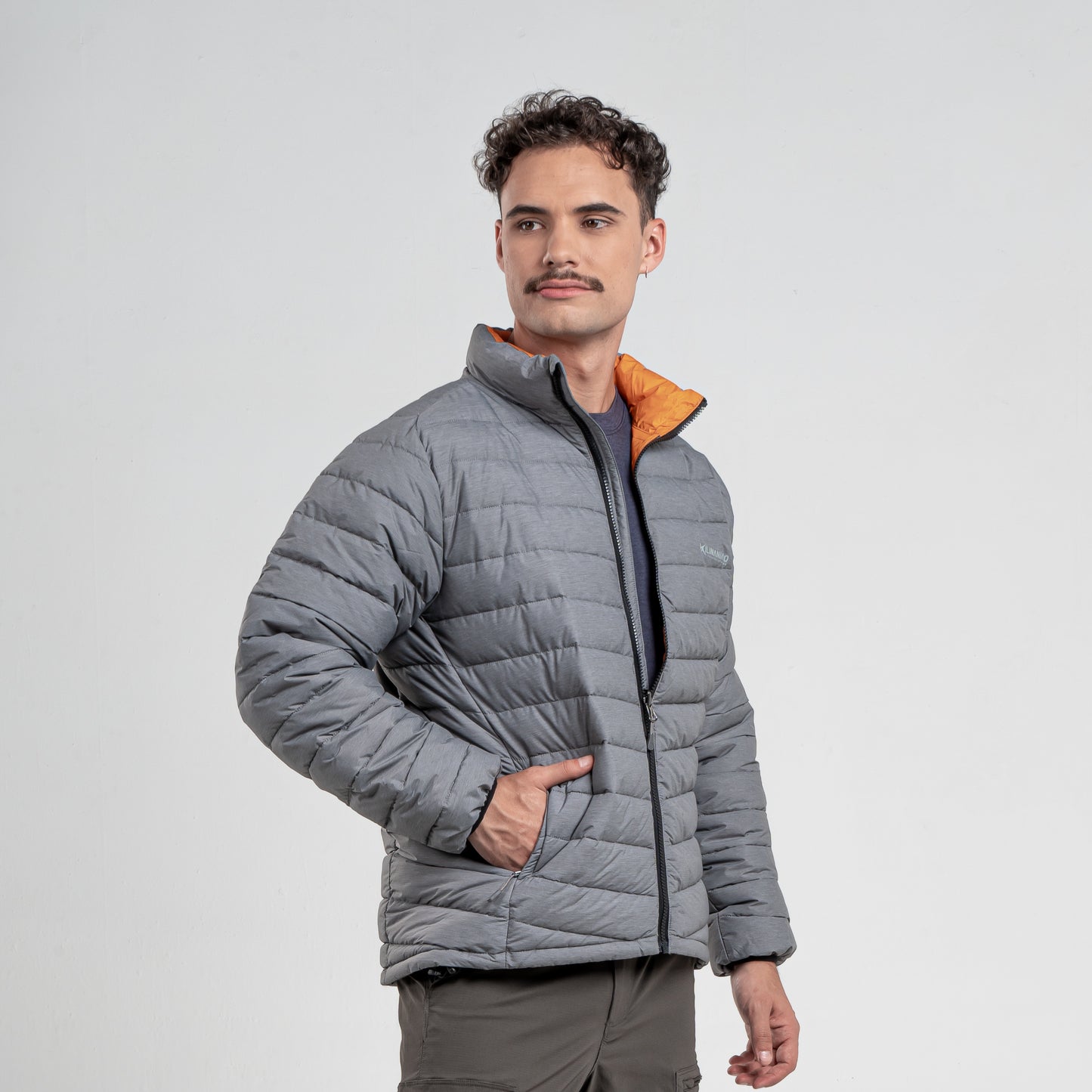 Parka Hombre Sherpa Gris