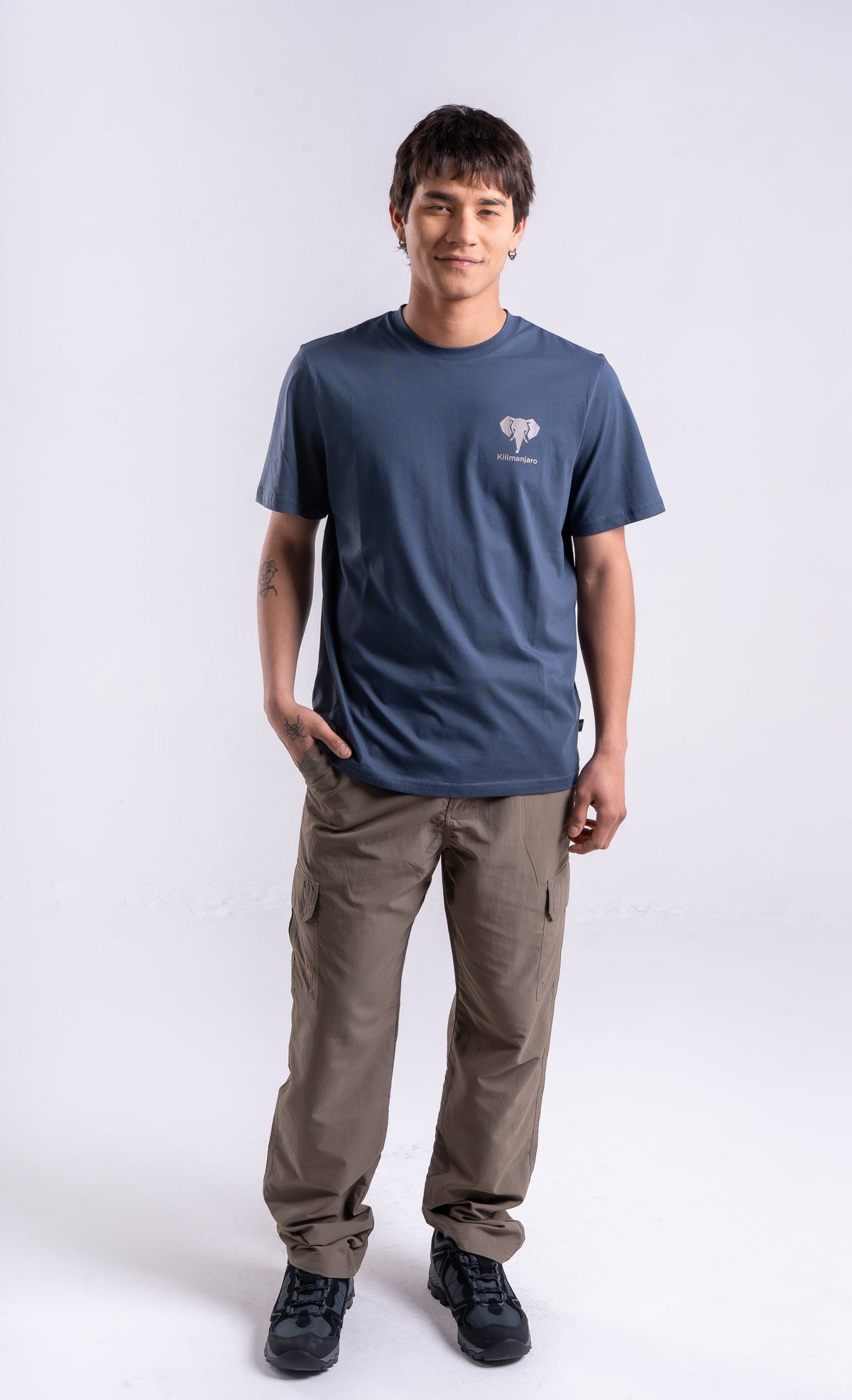 Polera Hombre Sur Azul