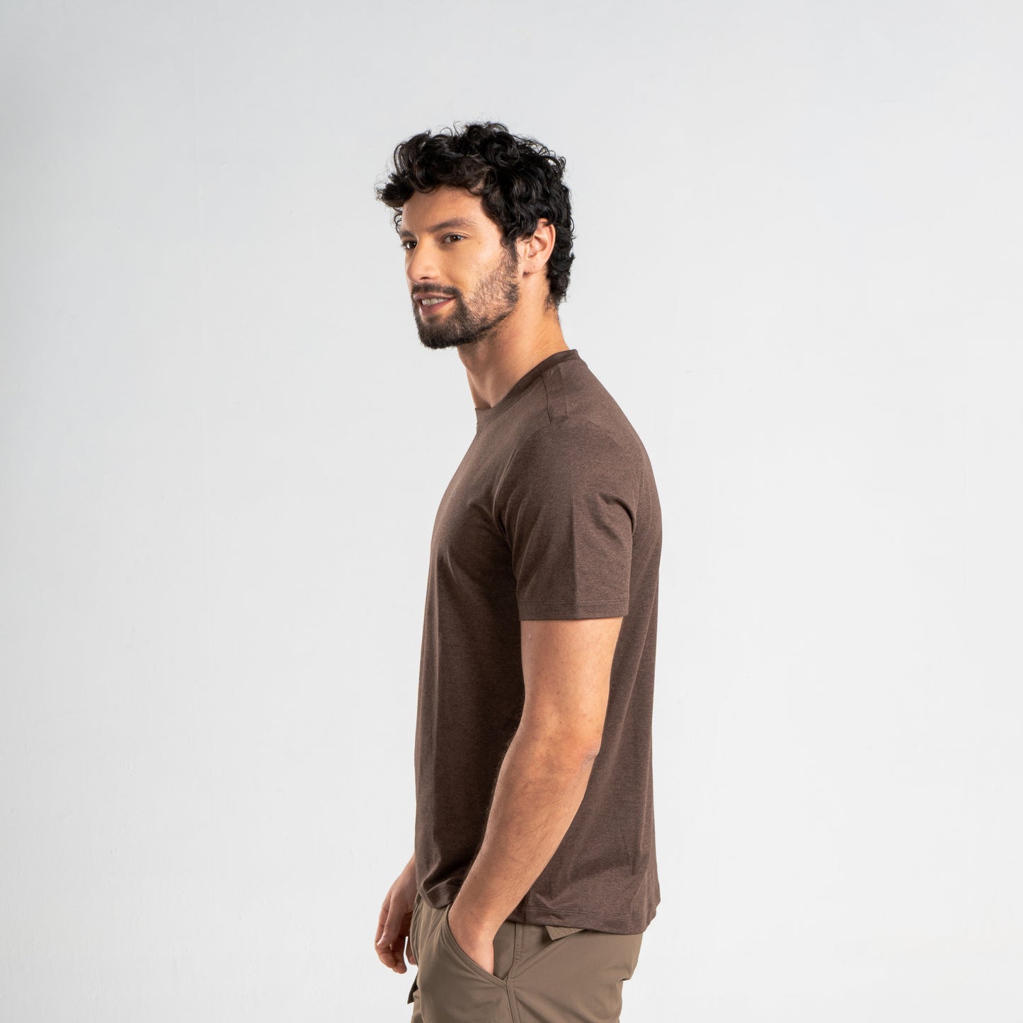 Polera Hombre Tamaskan Café