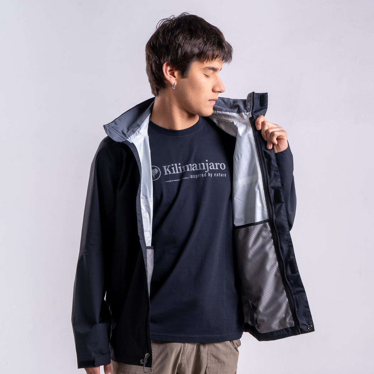 Cortaviento Hombre Albatros Negro