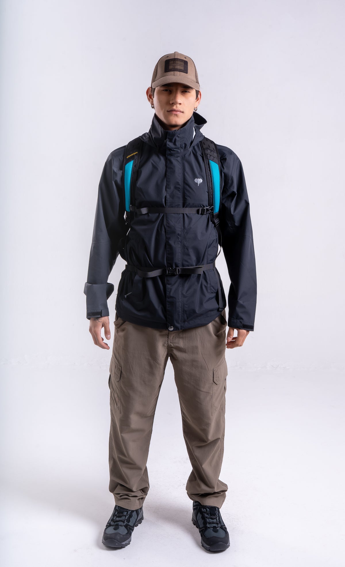 Cortaviento Hombre Albatros Negro