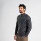 Polera Hombre Manga Larga Cosmic Gris