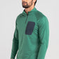 Polera Hombre Manga Larga Cosmic Verde