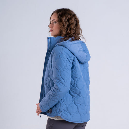 Parka Mujer Fueguino Celeste