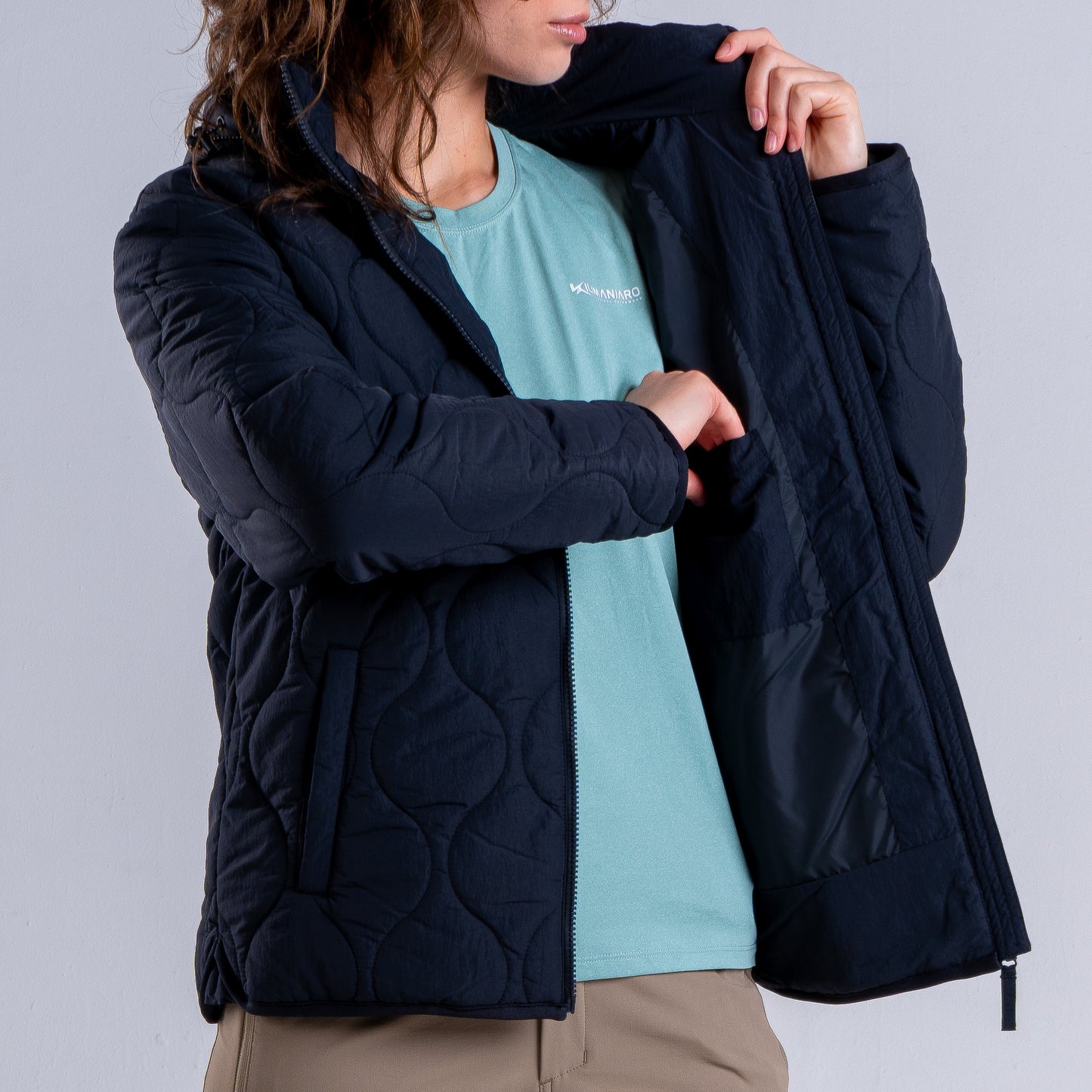 Parka Mujer Fueguino Negra