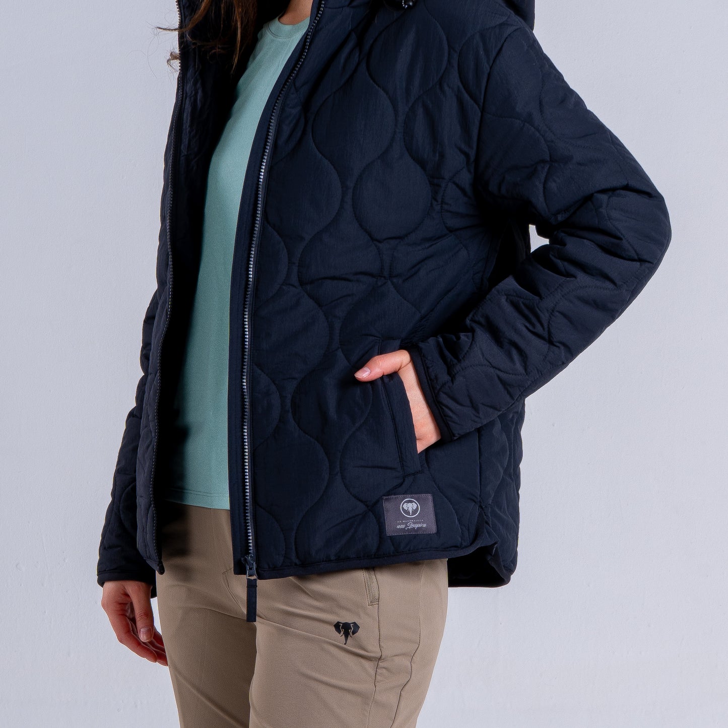 Parka Mujer Fueguino Negra