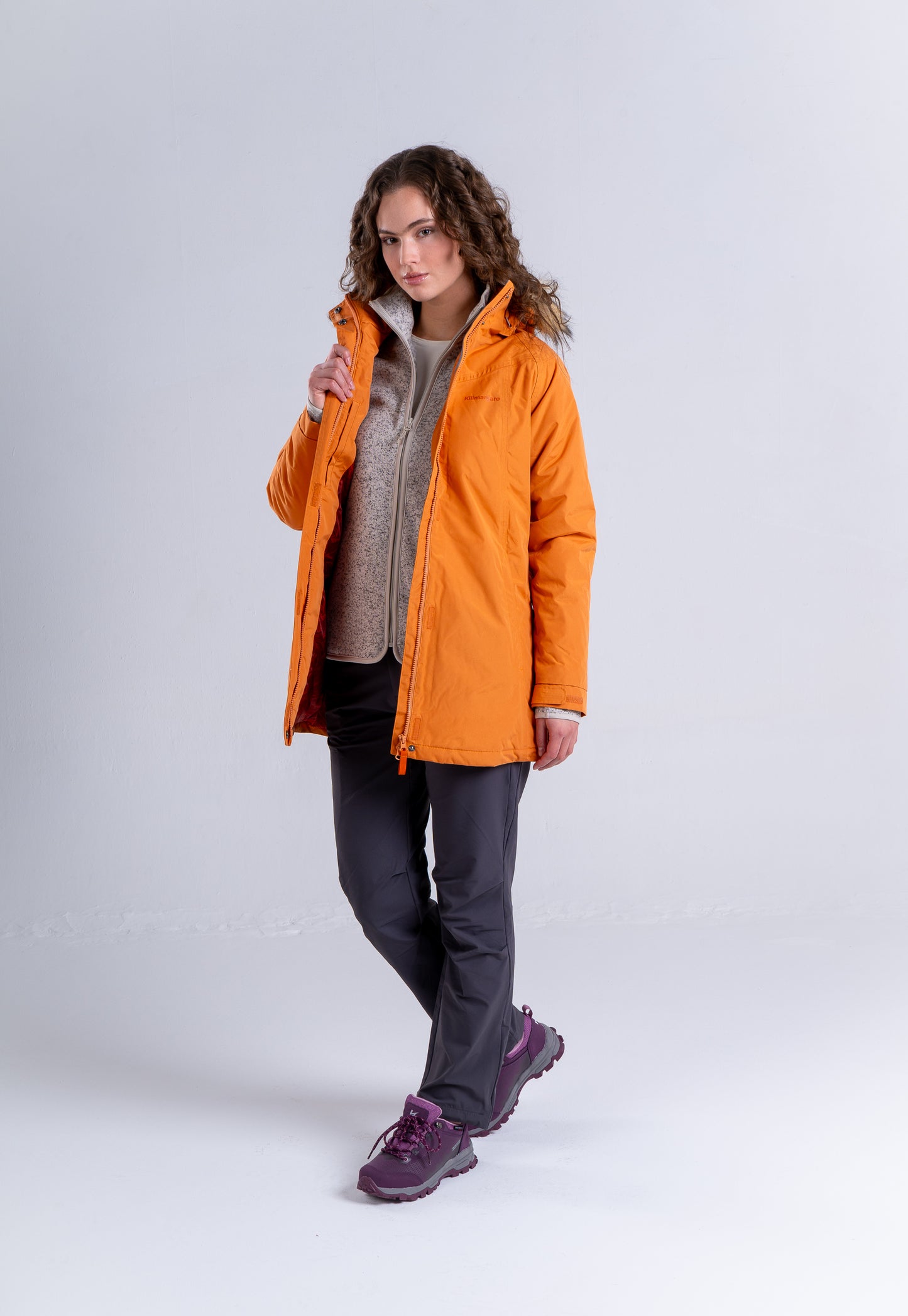 Parka Mujer Pampa Mostaza