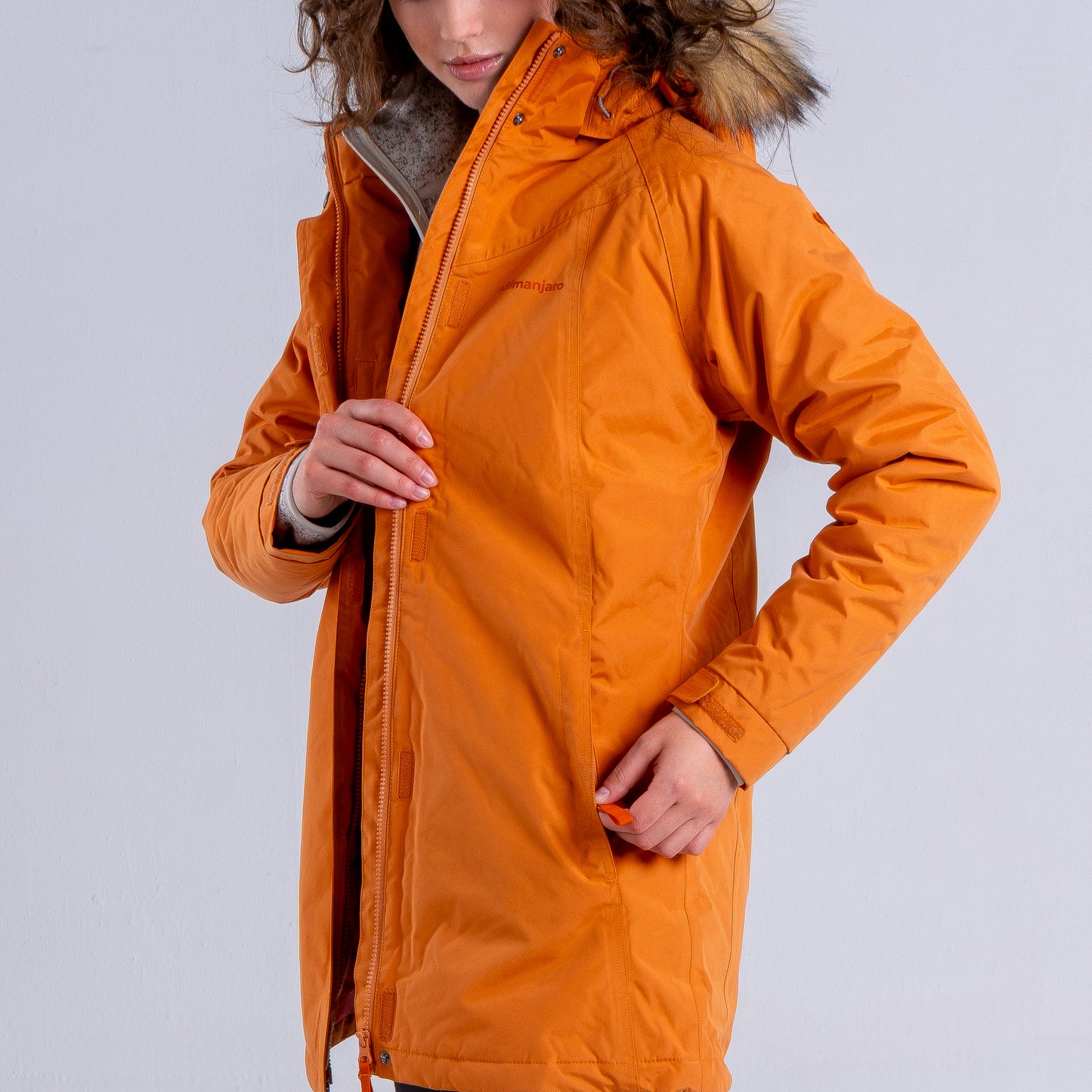 Parka Mujer Pampa Mostaza