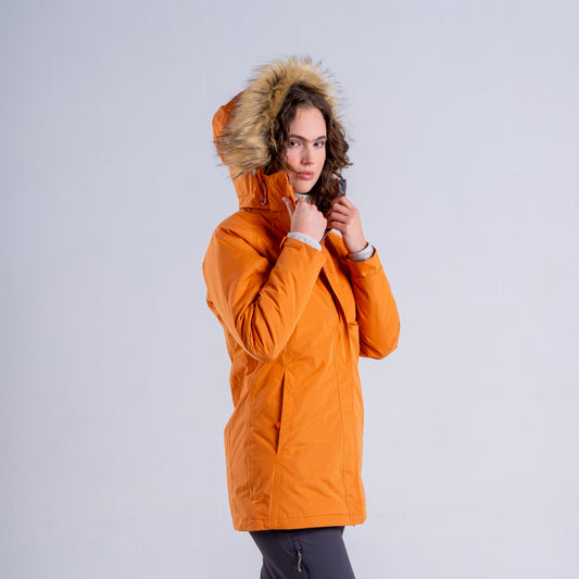 Parka Mujer Pampa Mostaza