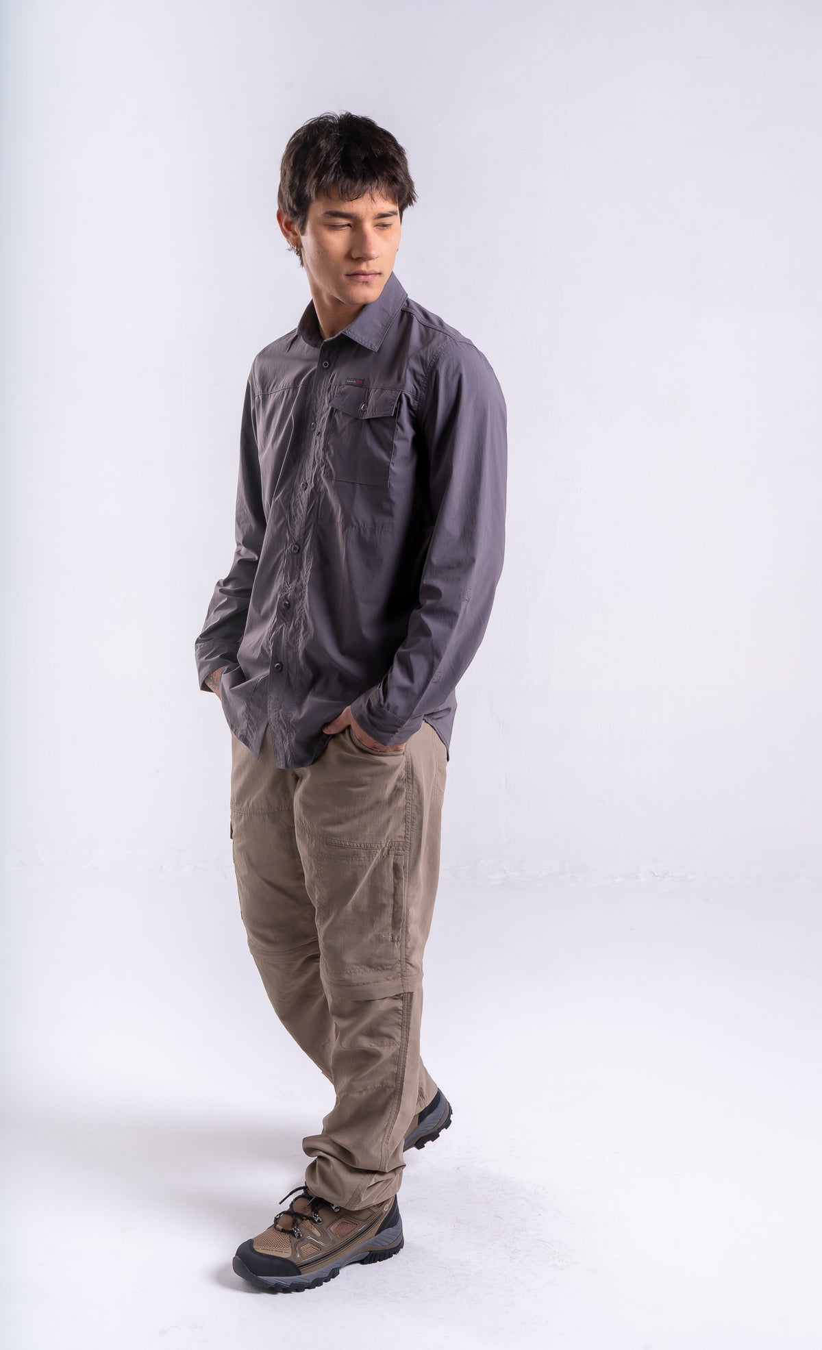 Camisa Hombre Paso Alto Gris