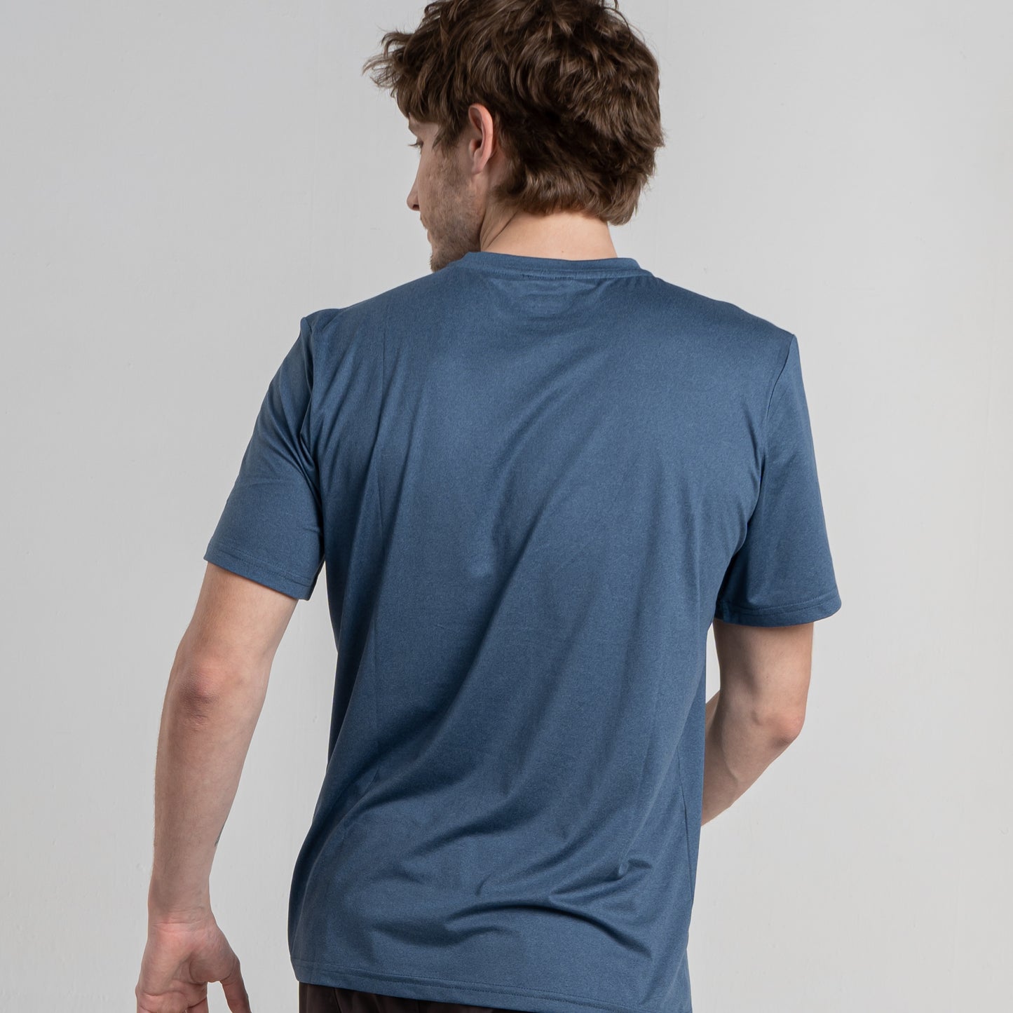 Polera Hombre Runner Azul