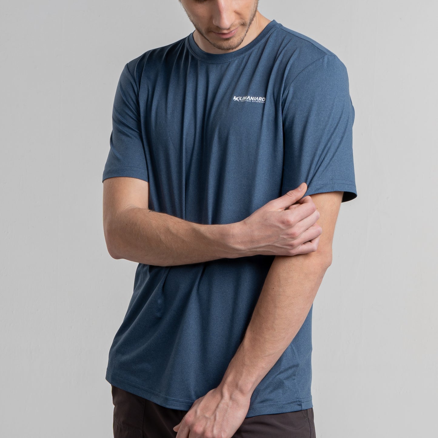 Polera Hombre Runner Azul