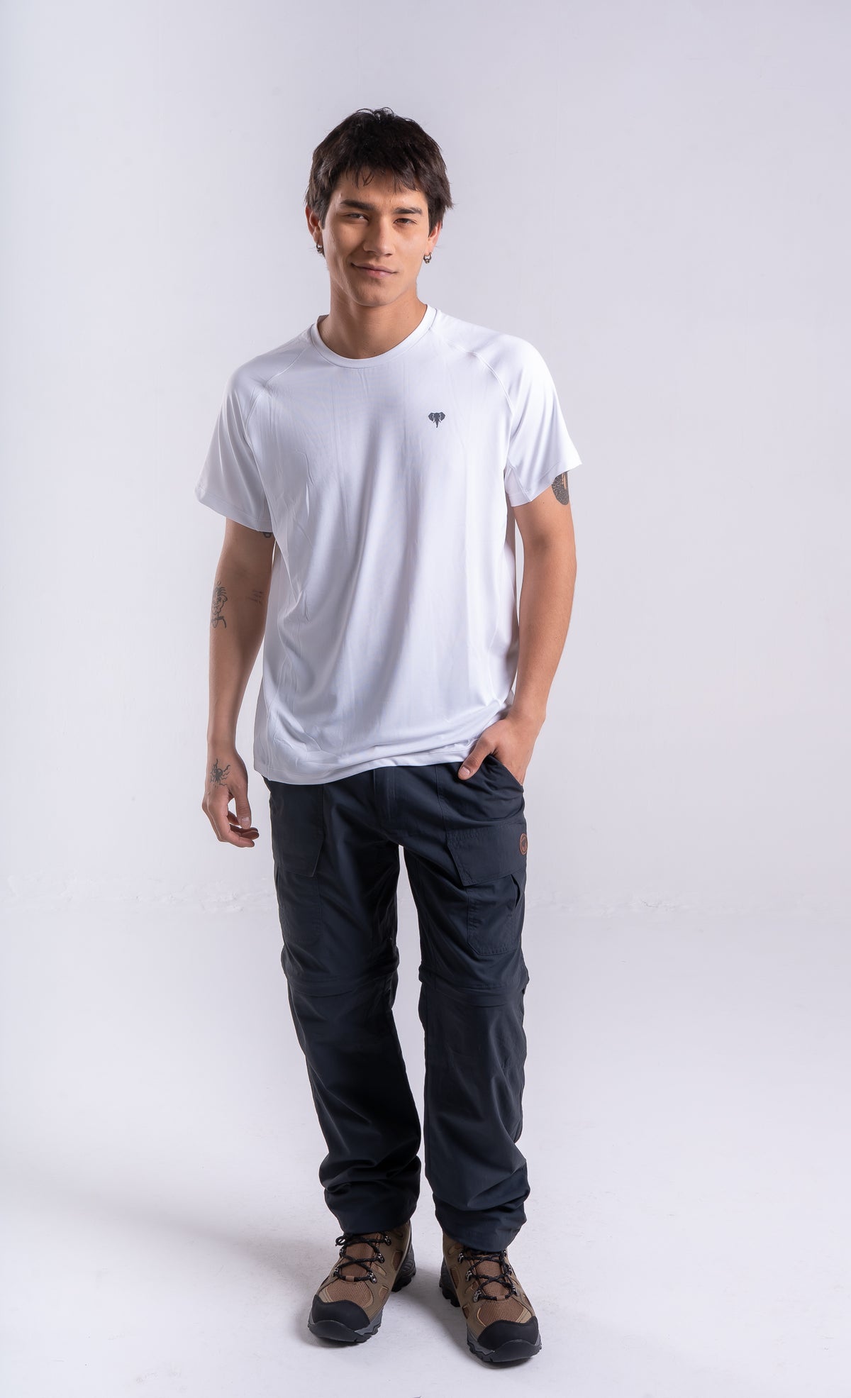 Polera Hombre Ruta Blanco