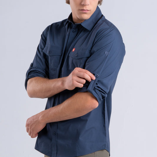 Camisa Hombre Rutor Azul