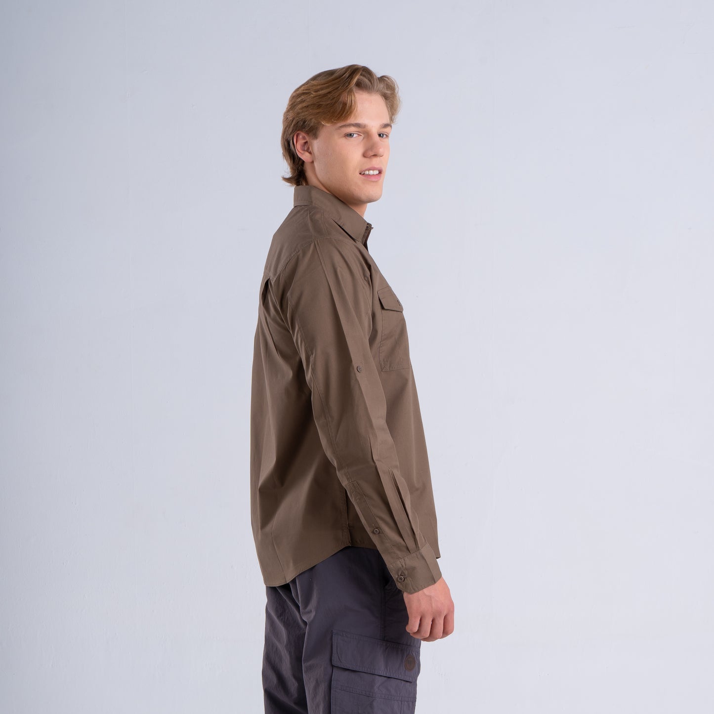 Camisa Hombre Rutor Café