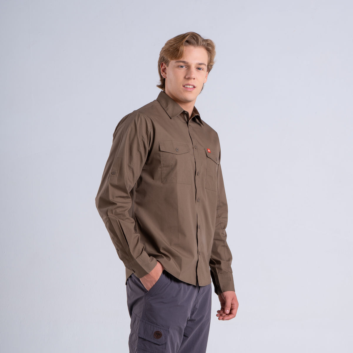Camisa Hombre Rutor Café