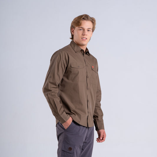 Camisa Hombre Rutor Café
