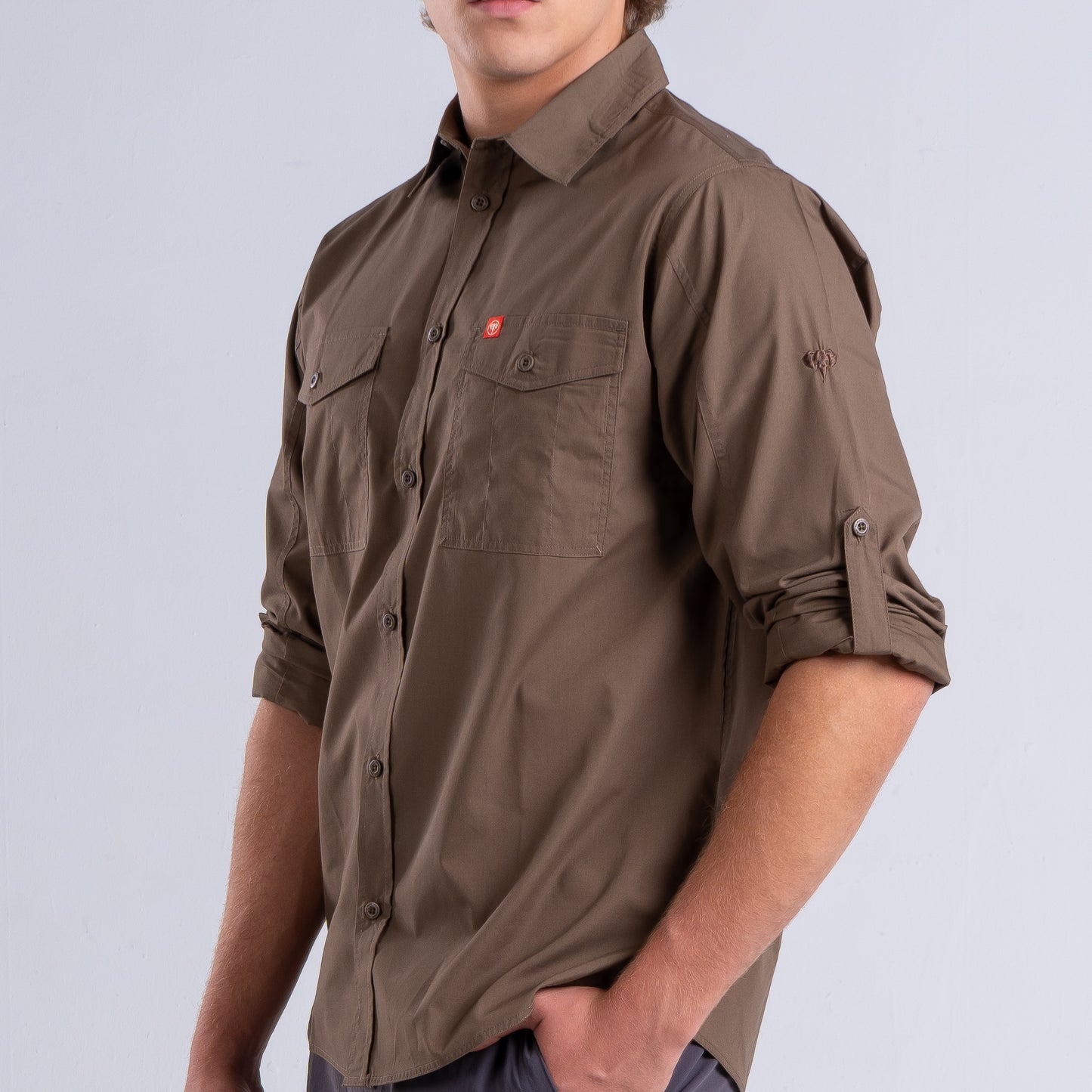 Camisa Hombre Rutor Café