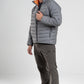 Parka Hombre Sherpa Gris