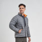 Parka Hombre Sherpa Gris