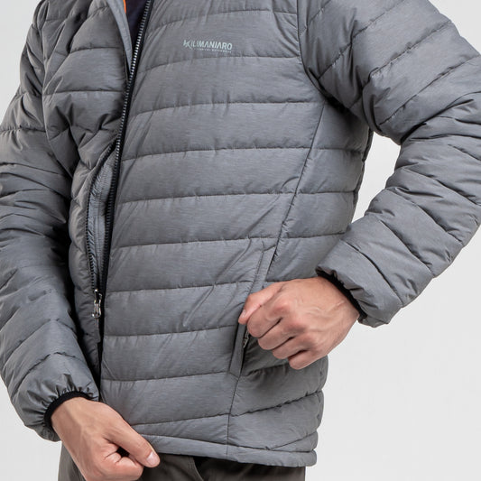 Parka Hombre Sherpa Gris