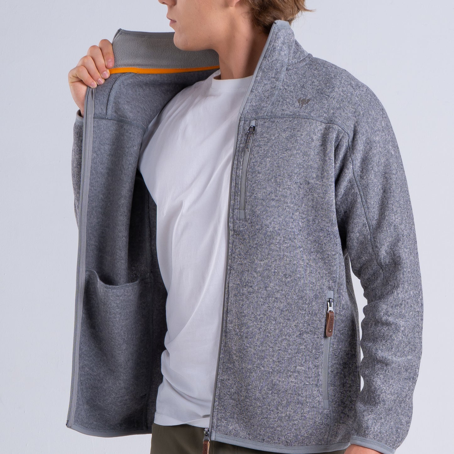Polar Hombre Selknam Gris