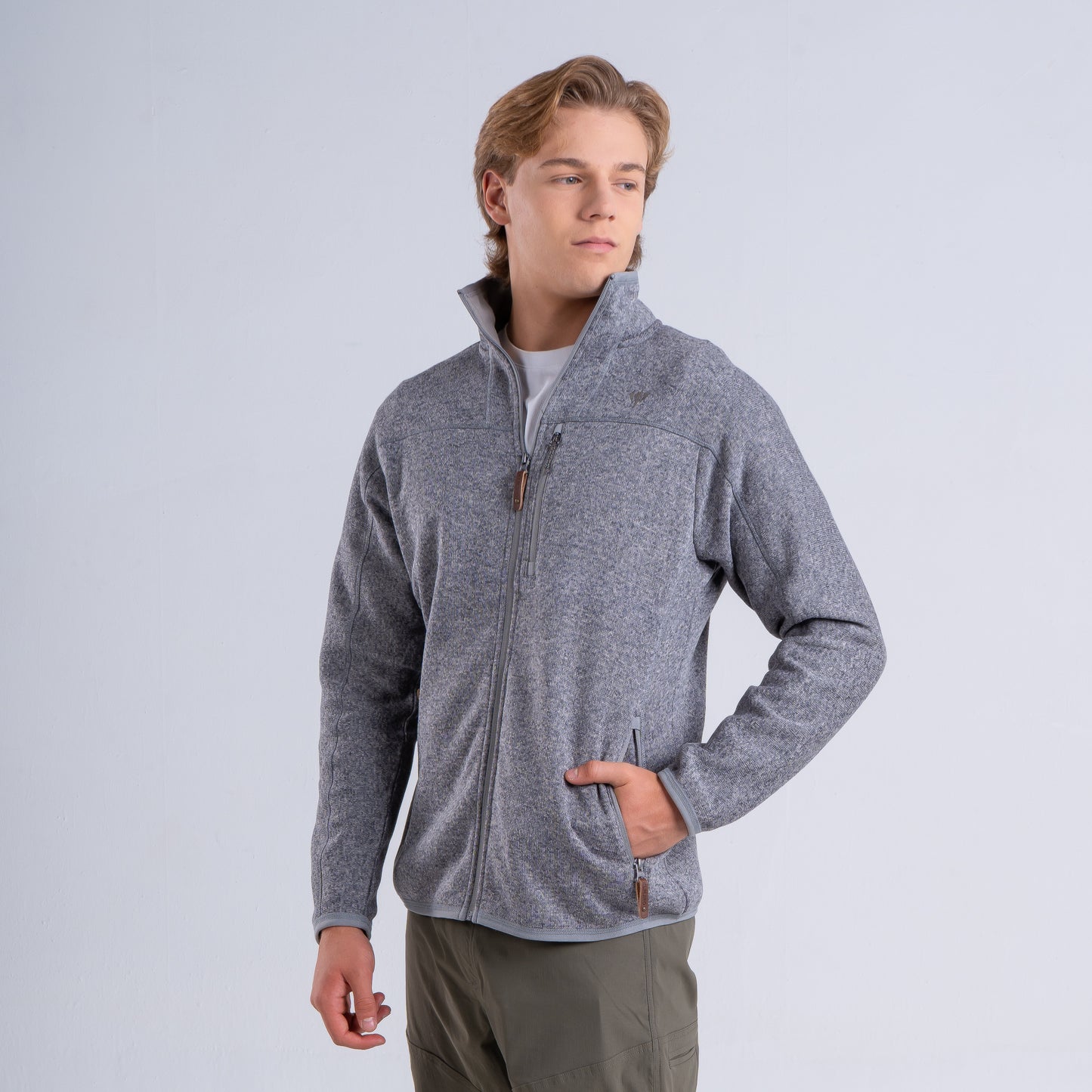 Polar Hombre Selknam Gris
