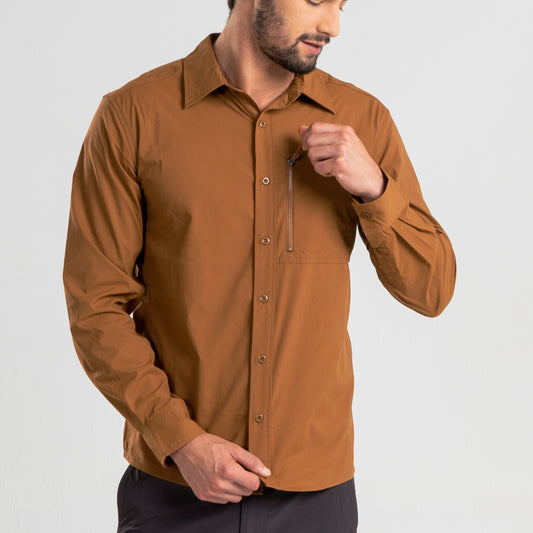 Camisa Hombre Tacora Café