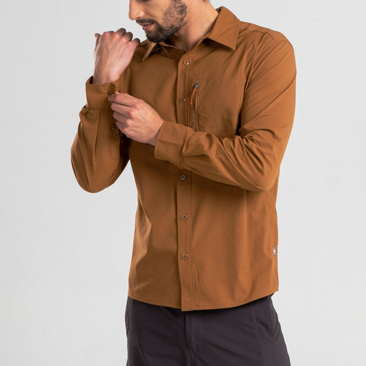 Camisa Hombre Tacora Café