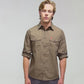 Camisa Hombre Rutor Café